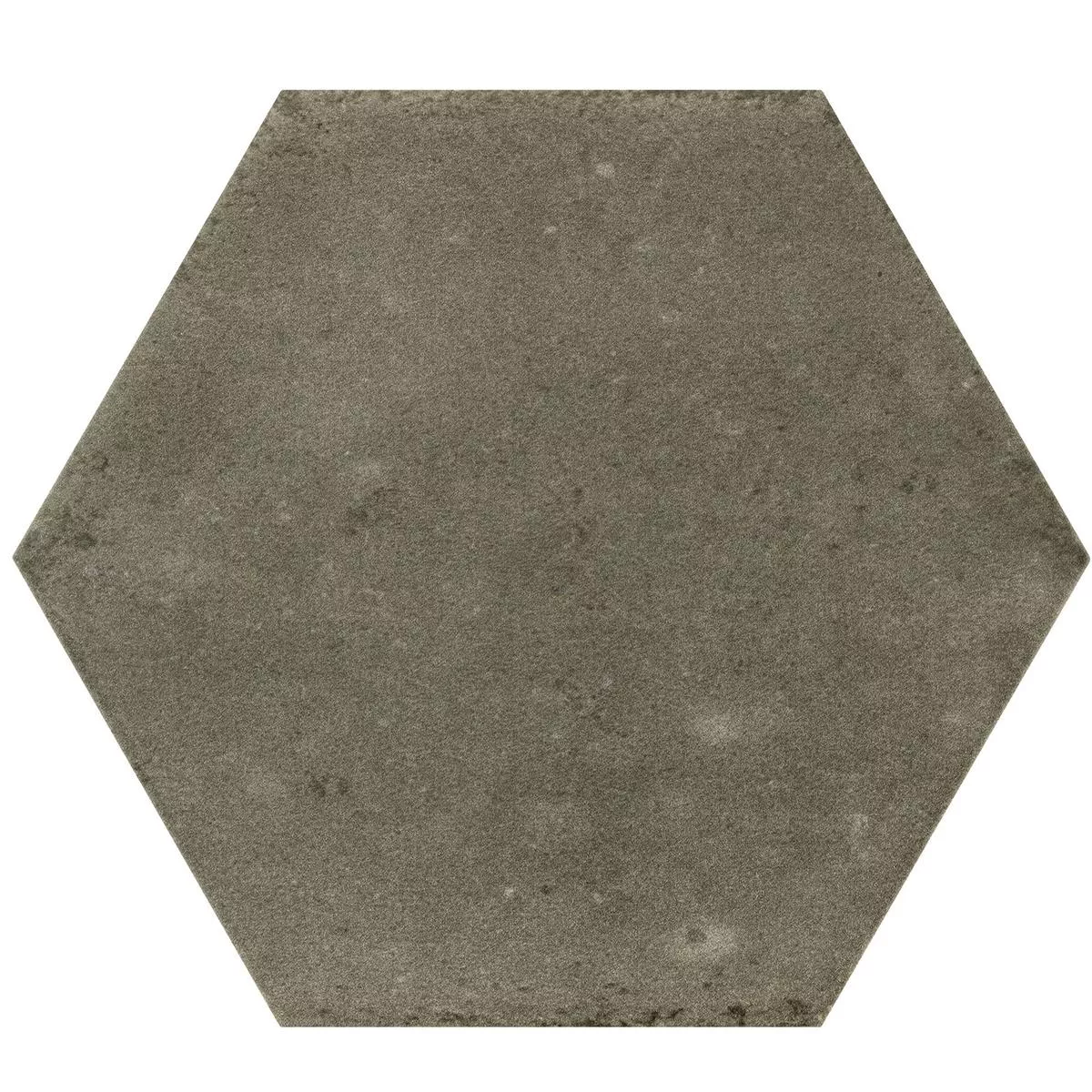 Model din Gresie Arosa Înghețată Hexagon Braun17,3x15cm