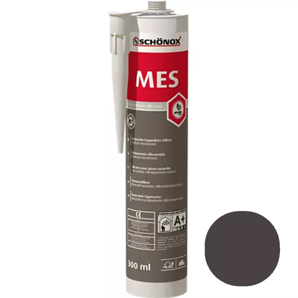 Schönox MES Sigilant pentru rosturi de marmură, silicon antracit, 300 ml Schönox MES Sigilant pentru rosturi de marmură, silicon antracit, 300 ml