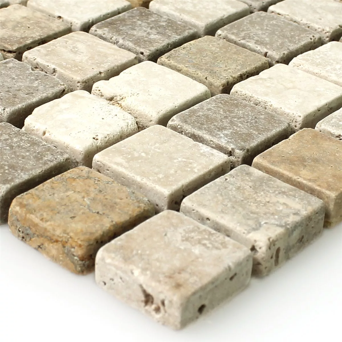 Plăci De Mozaic Piatră Naturală Maro Bej Roșu Plăci De Mozaic Piatră Naturală Maro Bej Roșu