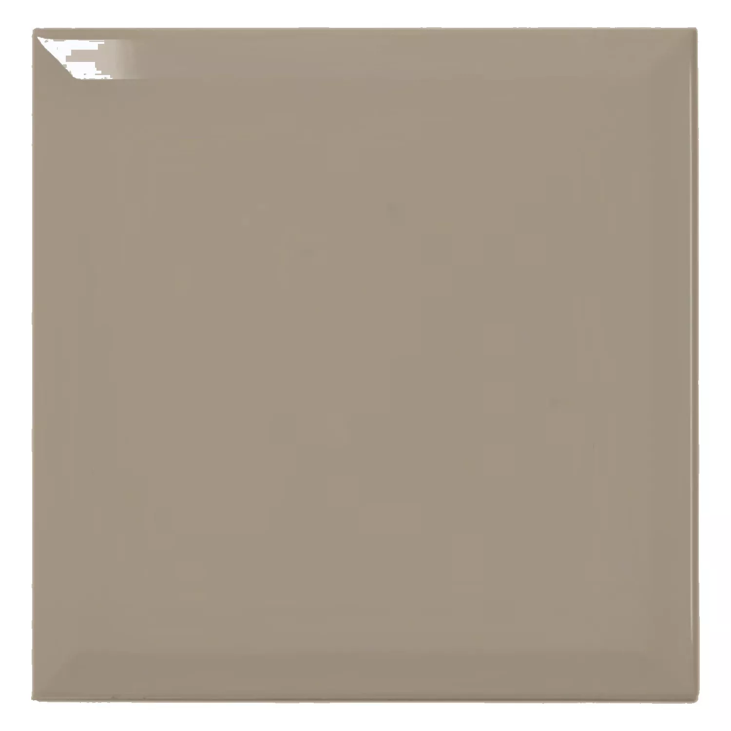 Tigla de metrou Maro Strălucitor 20x20 cm Fațetă Freetown Mink