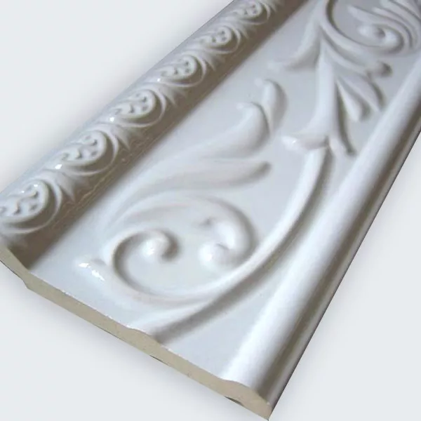 Ceramică Marginea Zidului 10x30cm Alb Strălucitor