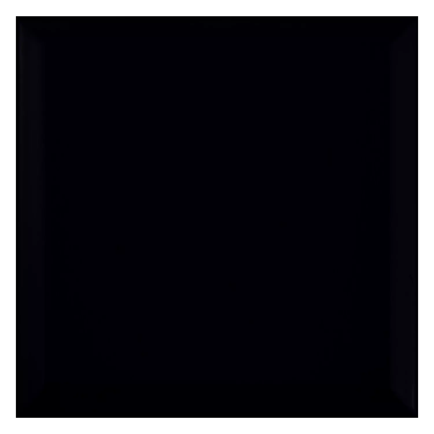 Tigla de metrou Negru Înghețată 20x20 cm Fațetă Freetown Negro