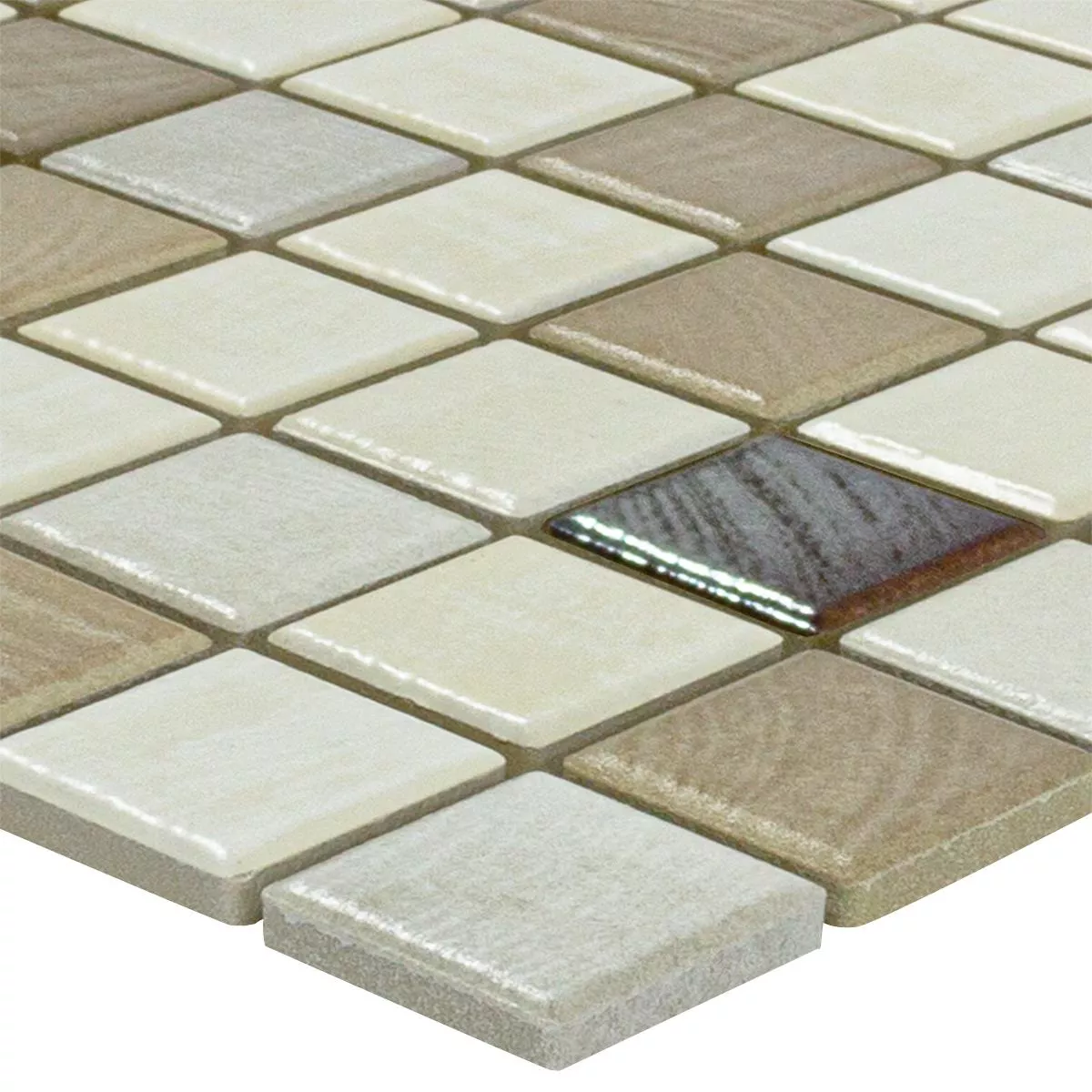 Mozaic Ceramic Gresie Luminara Aspect De Lemn Maro Argint Mozaic Ceramic Gresie Luminara Aspect De Lemn Maro Argint