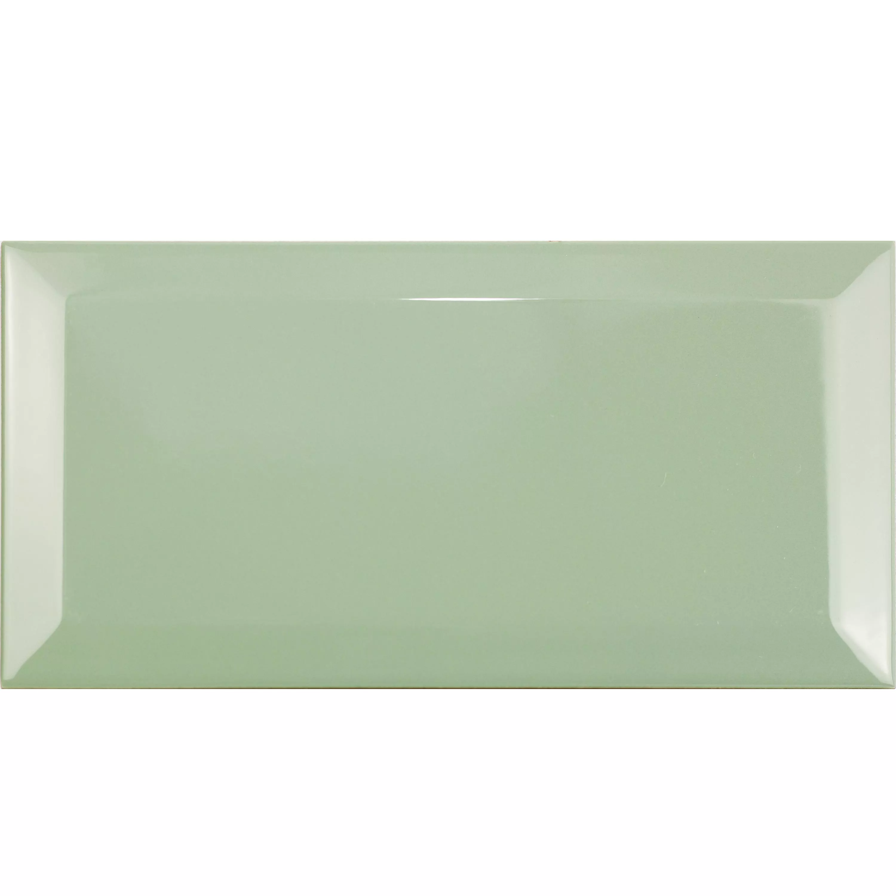 Metro Plăci Ceramice Pentru Pereti Brussel Fațetă 10x20x0,7cm Verde Metro Plăci Ceramice Pentru Pereti Brussel Fațetă 10x20x0,7cm Verde