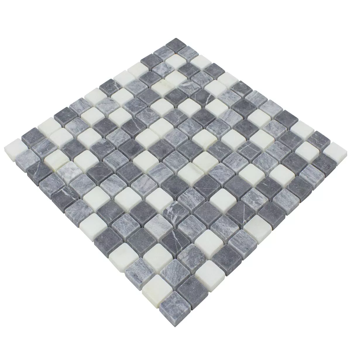 Marmură Mozaic Din Piatra Naturala Gresie Stanford Gri Alb