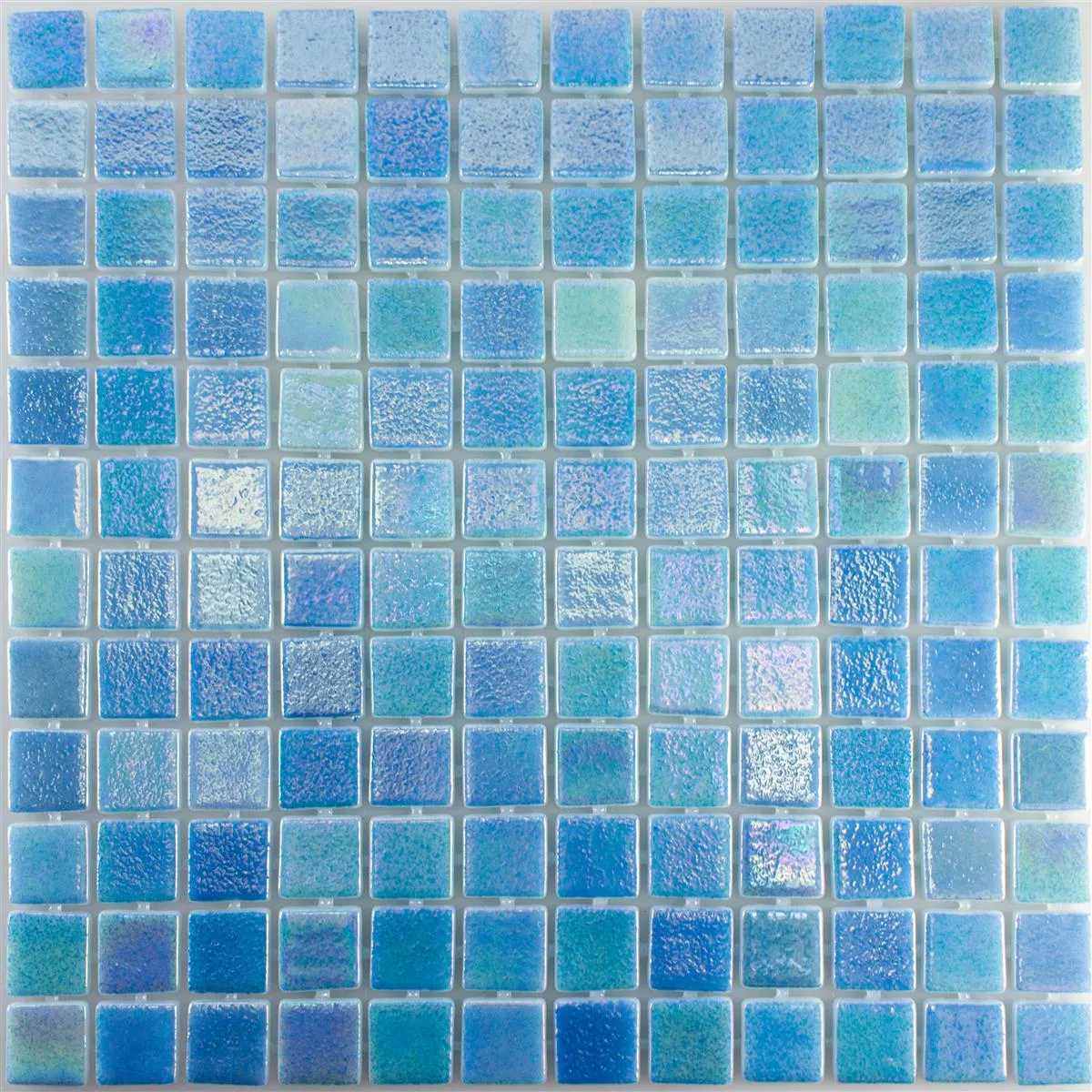 Sticlă Piscina Mozaic McNeal Albastru Deschis 25
