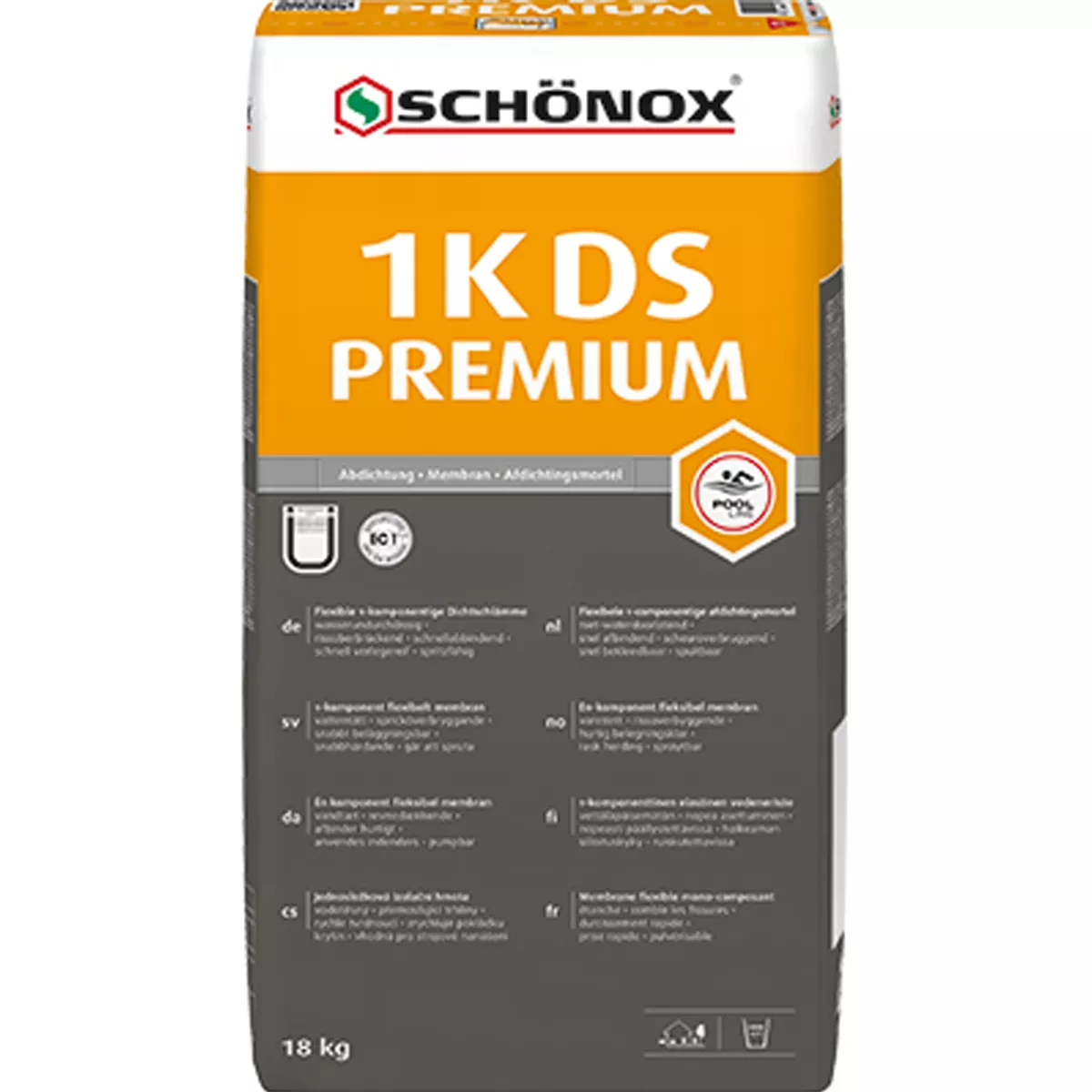 Schönox 1K-DS PREMIUM - pasta de etanșare / etanșare (18 kg)