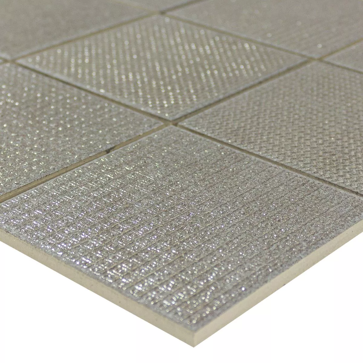 Areora Mozaic Ceramic Metallic Gri