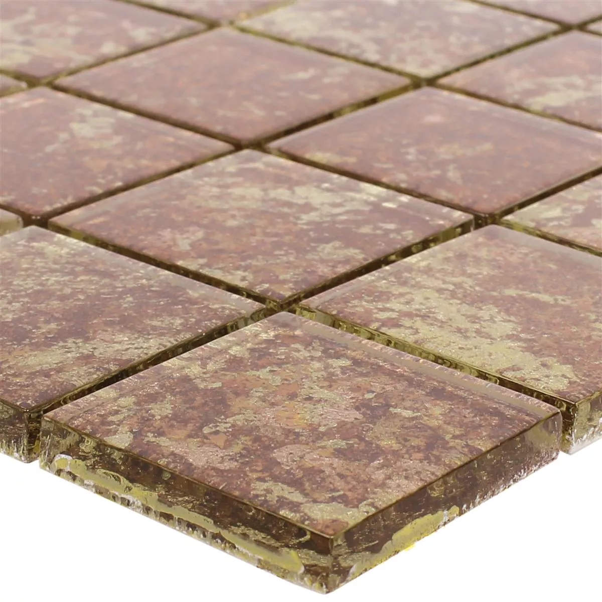 Model din Mozaic De Sticlă Gresie Pueblo Rustic Galben Portocale
