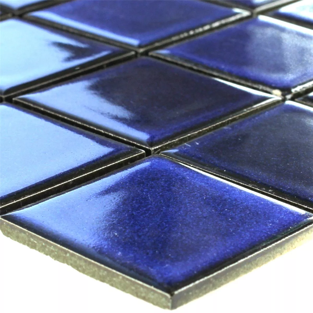 Ceramică Plăci De Mozaic Albastru Uni