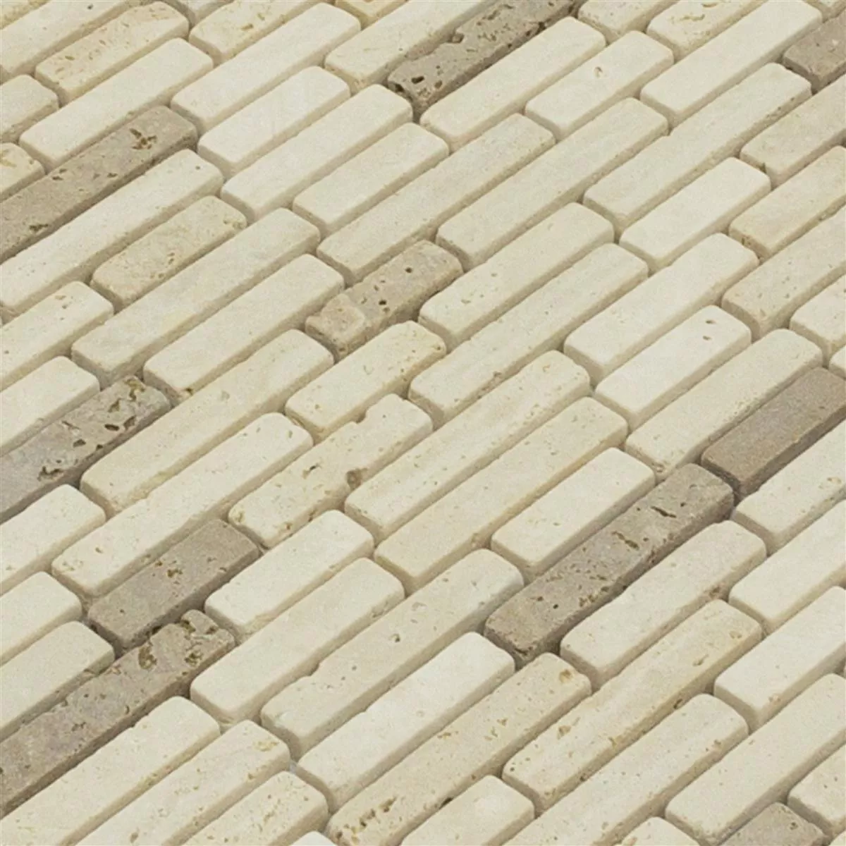Marmură Mozaic Din Piatra Naturala Gresie Tuscania Brick Bej