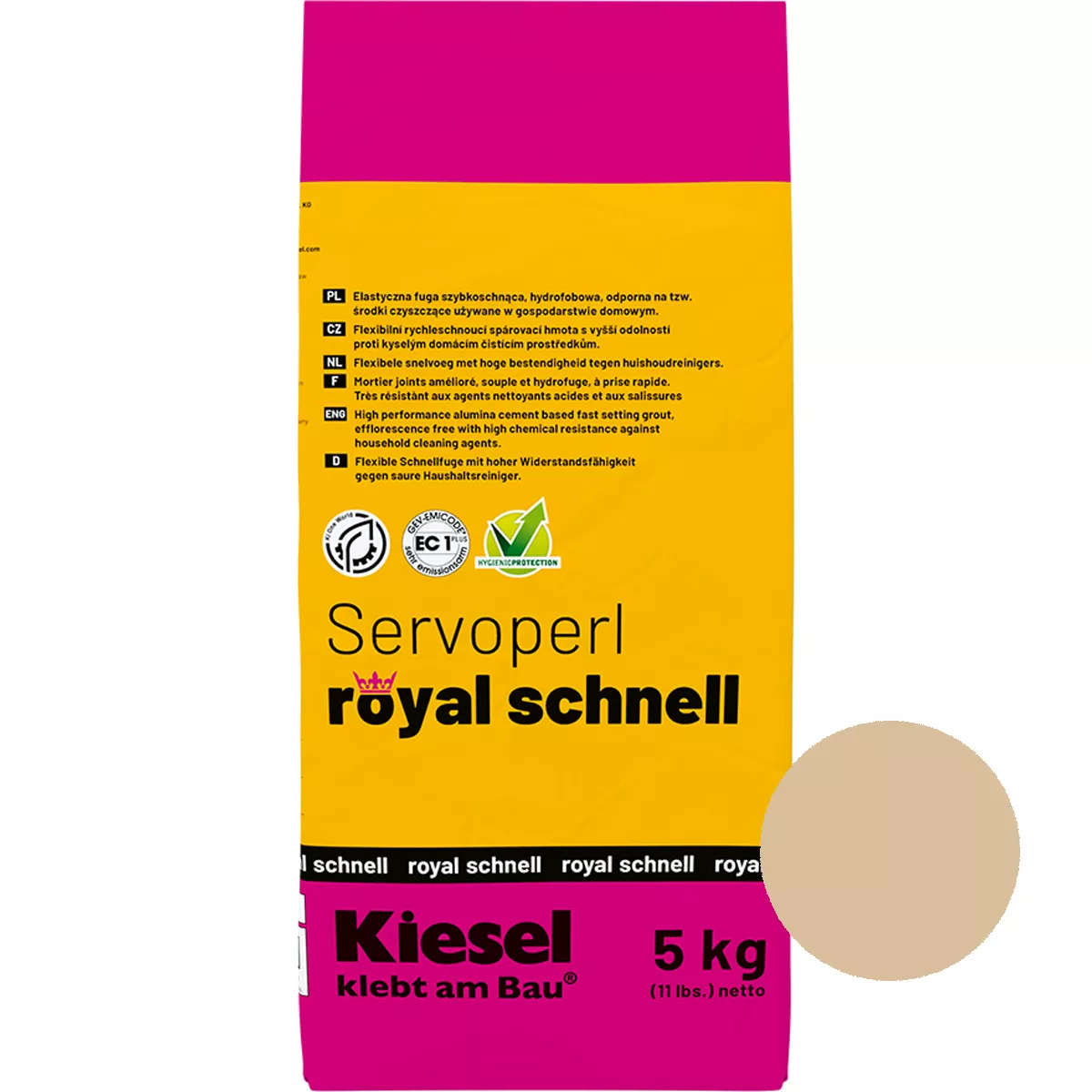 Compus pentru îmbinări Servoperl Royal Schnell Sahara 5 kg