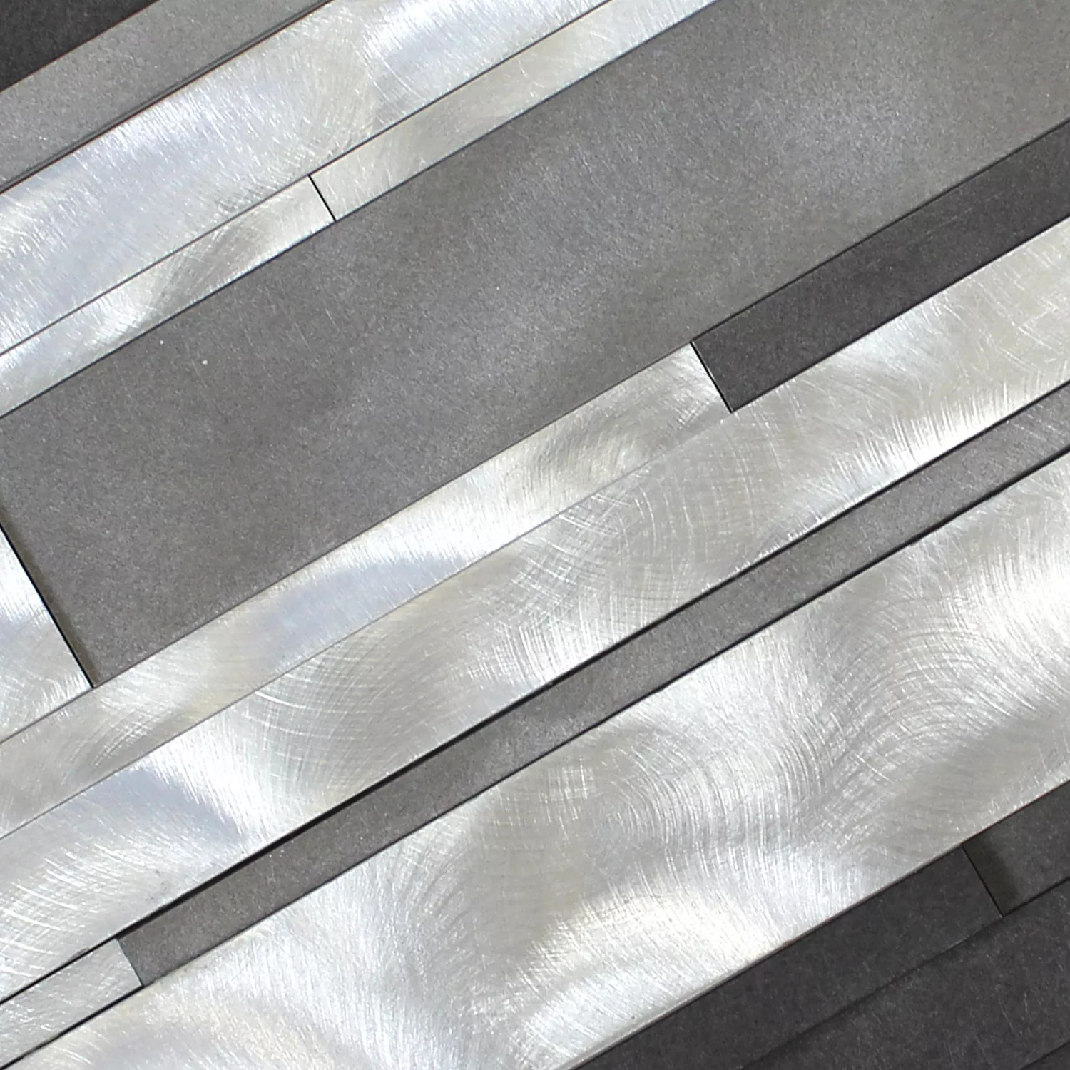 Plăci De Mozaic Aluminiu Talara Negru Argint 300x600mm