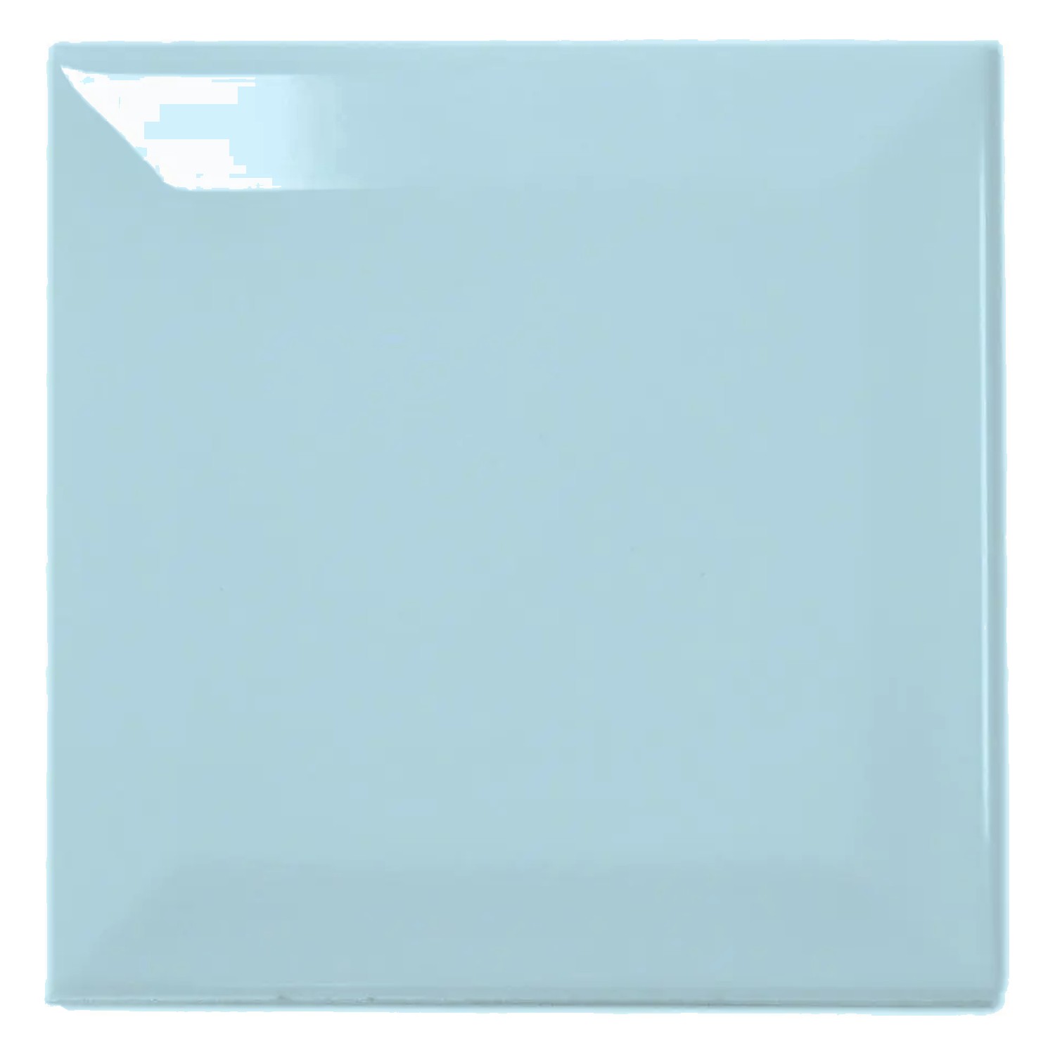 Tigla de metrou Albastru Strălucitor 10x10 cm Fațetă Catarina Piscina