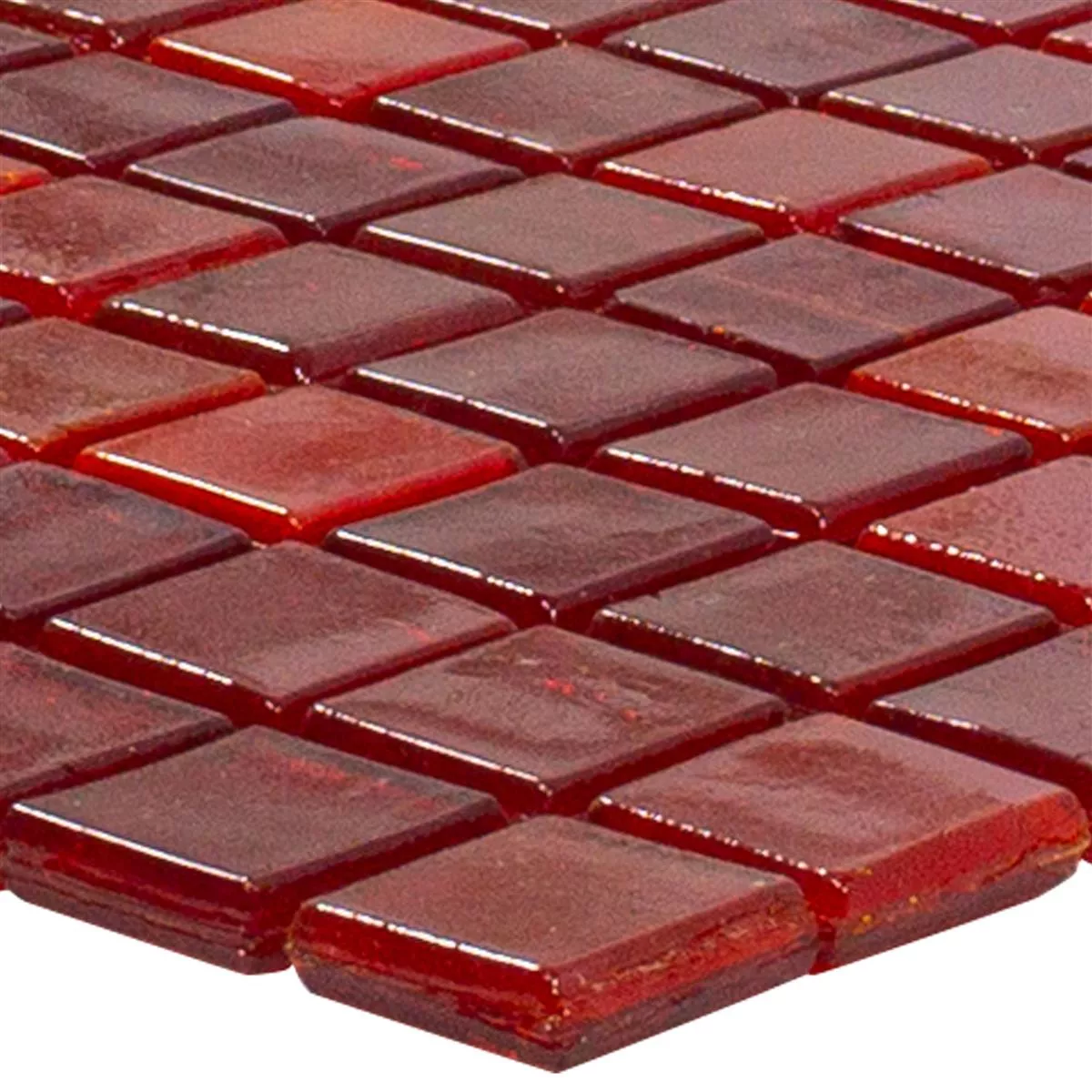 Mozaic De Sticlă Gresie Vera Roșu Mix
