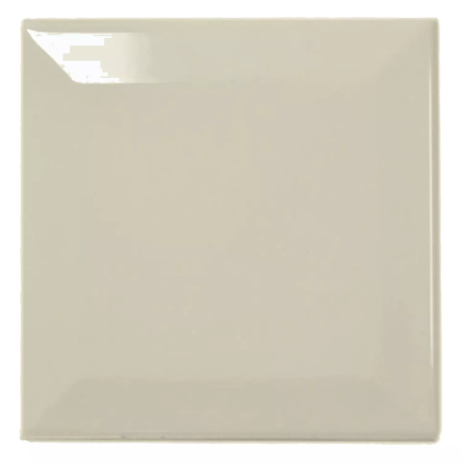 Tigla de metrou Gri Strălucitor 10x10 cm Fațetă Catarina Light Grey