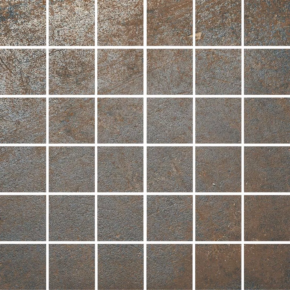 Tiglă De Mozaic Sierra Aspect Metalic Rust R10/B