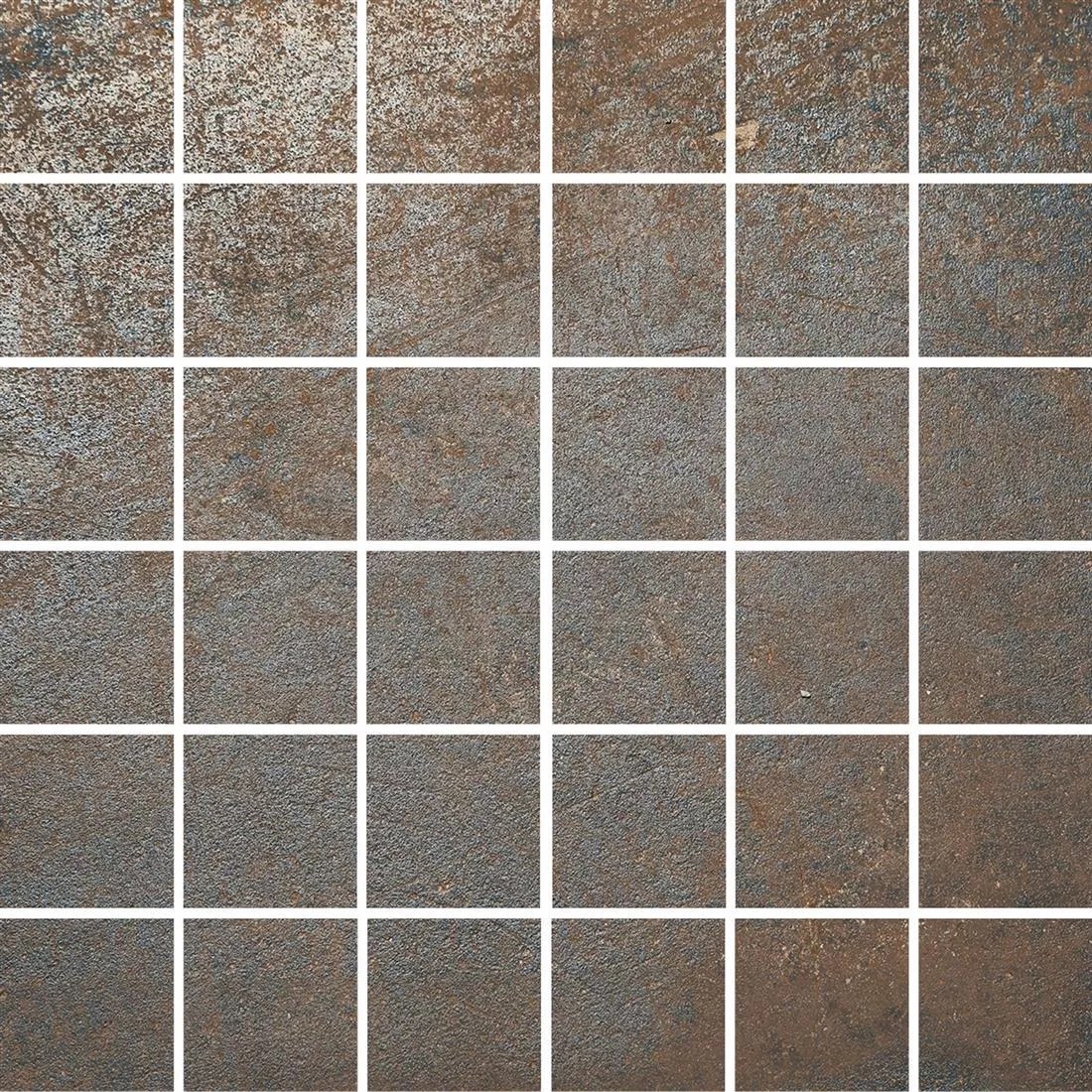 Tiglă De Mozaic Sierra Aspect Metalic Rust R10/B Tiglă De Mozaic Sierra Aspect Metalic Rust R10/B