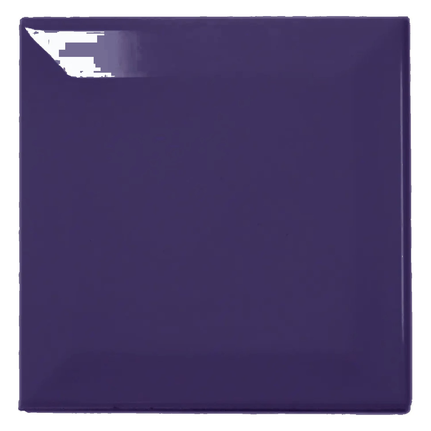Tigla de metrou Albastru Strălucitor 10x10 cm Fațetă Catarina Cobalto