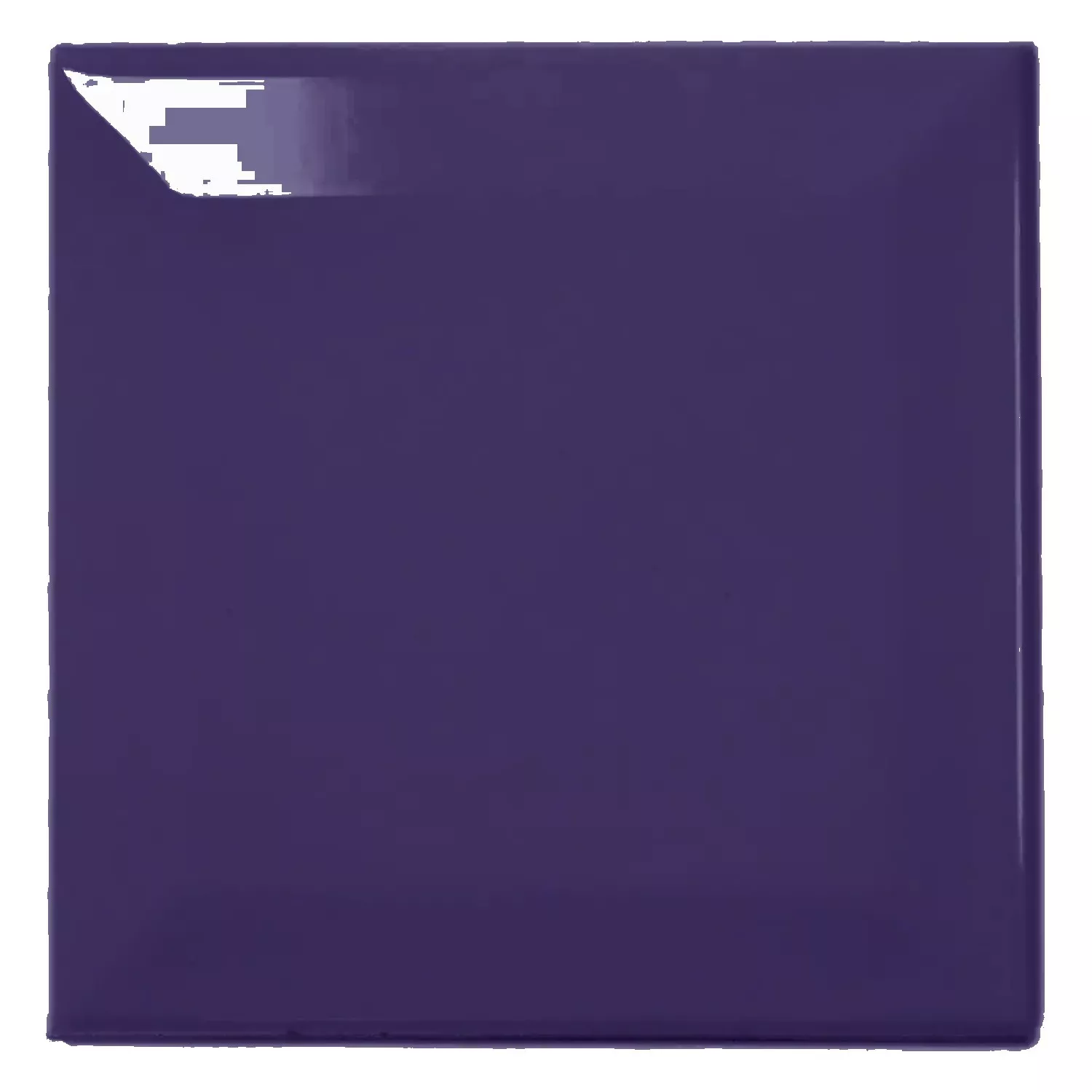 Tigla de metrou Albastru Strălucitor 10x10 cm Fațetă Catarina Cobalto