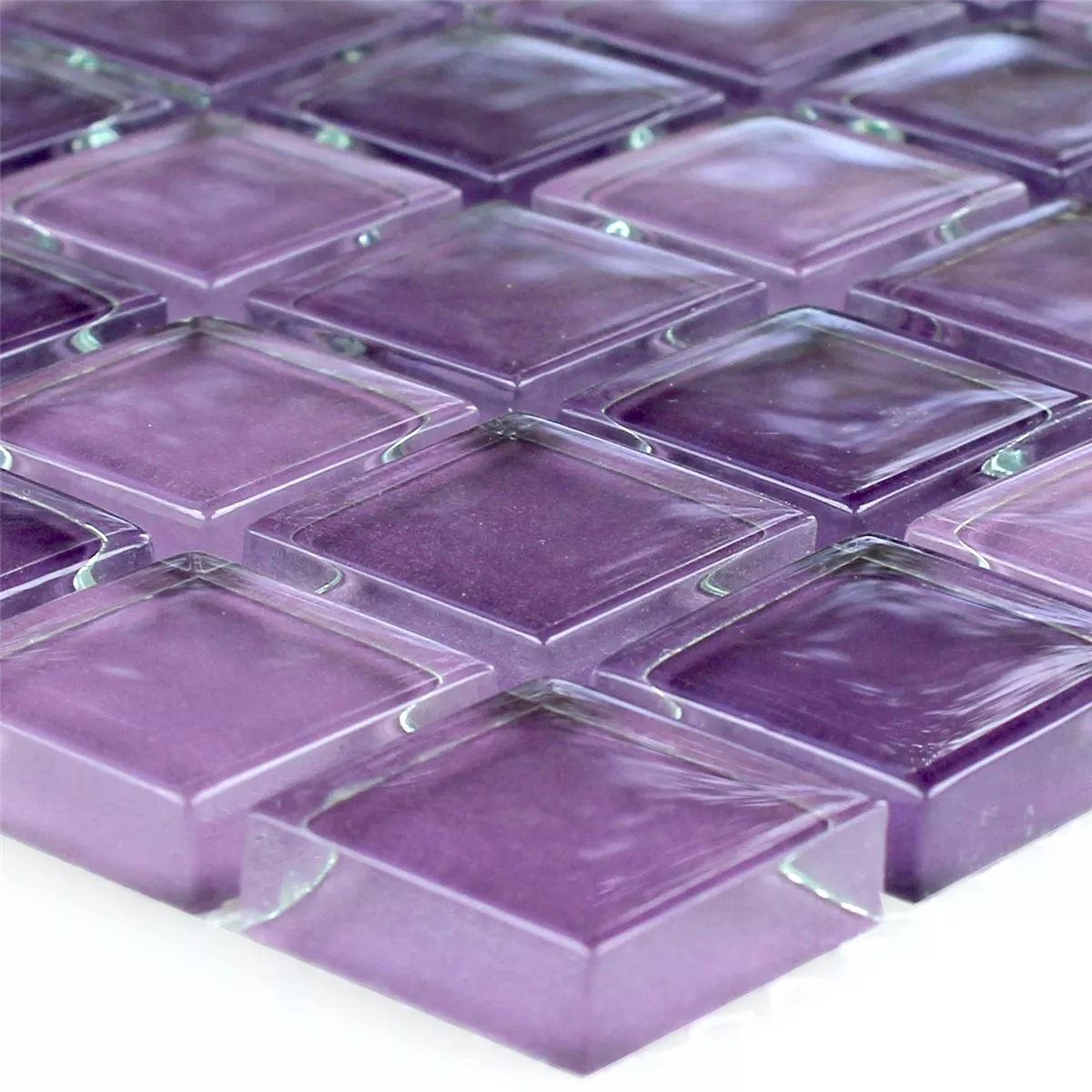 Plăci De Mozaic Sticlă Cristal Violet Mix