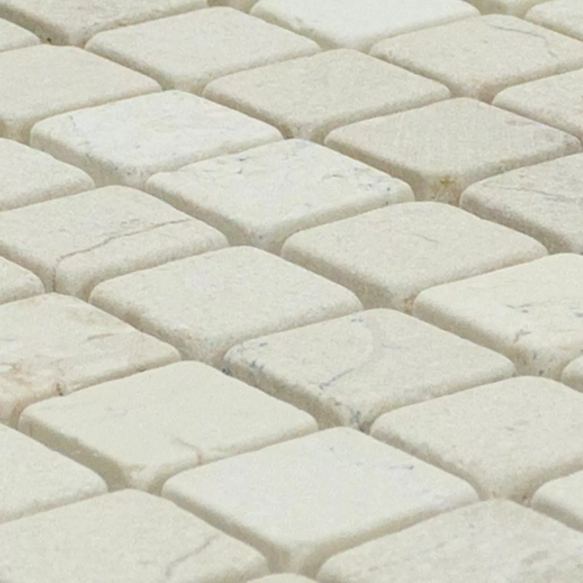 Mozaic Din Piatra Naturala Marmură Vito Bej Alb