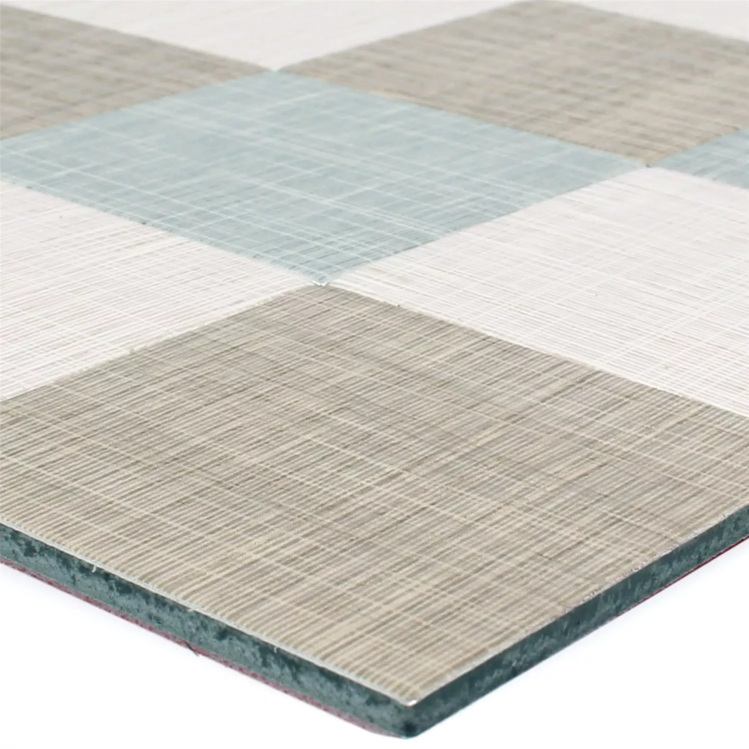 Plăci De Mozaic Aspect Textil Metal Autoadeziv Taxco Mix