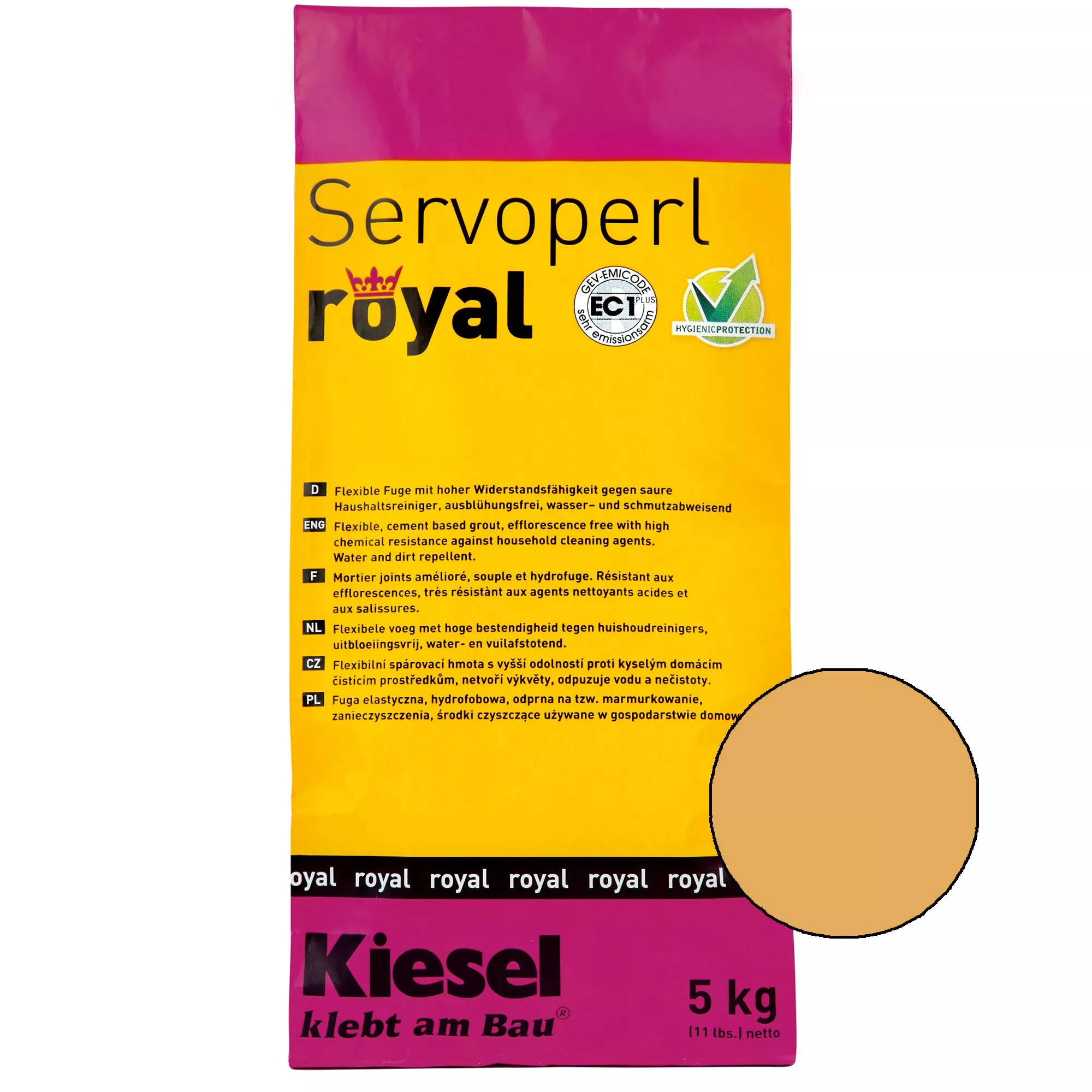 Kiesel Servoperl royal - compus pentru articulații-5kg Sahara