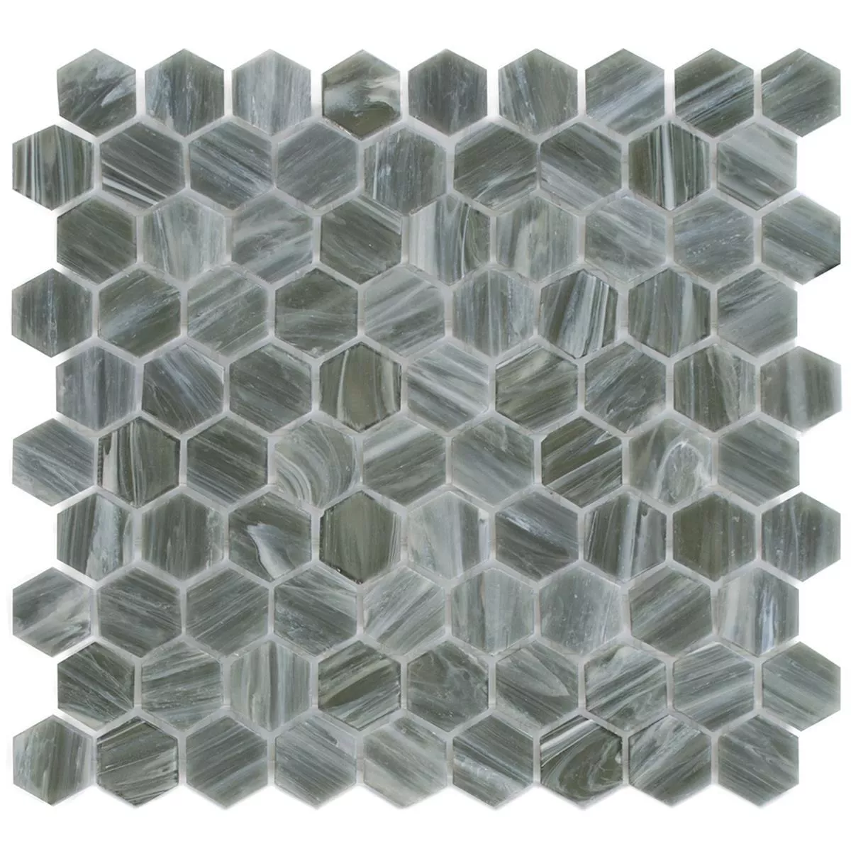 Mozaic De Sticlă Gresie Trend-Vi Hexagonal 216 Gri Mozaic De Sticlă Gresie Trend-Vi Hexagonal 216 Gri