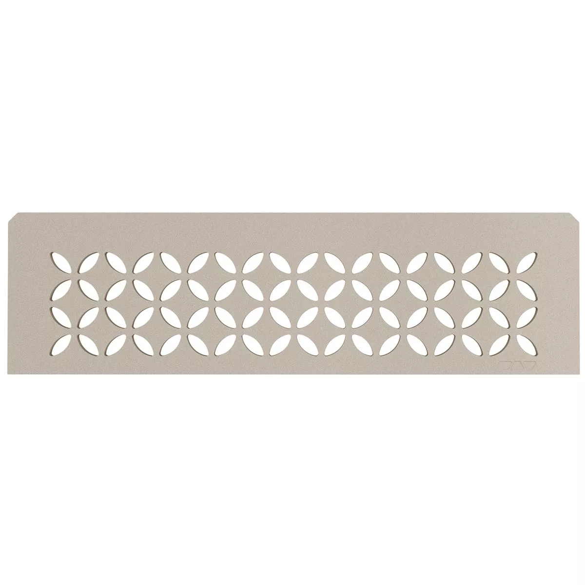 Raft de perete nișă Schlüter dreptunghiular 30x8.7cm Floral Cream